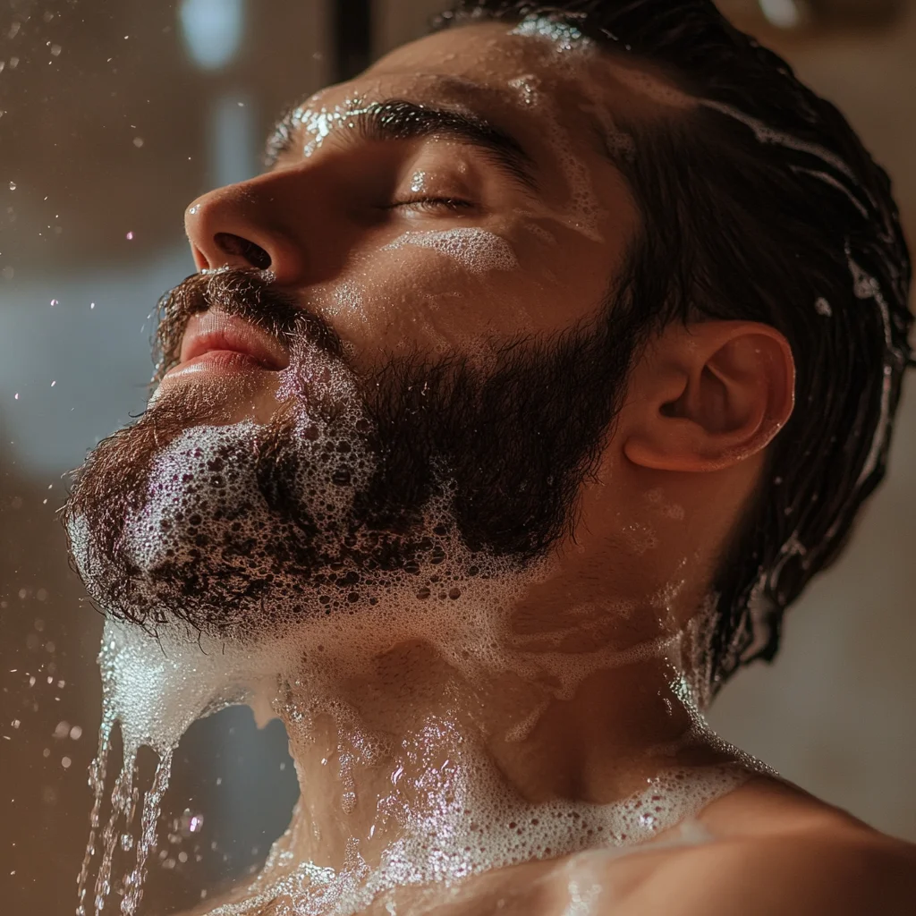 Cuidado diario de barba y rostro.